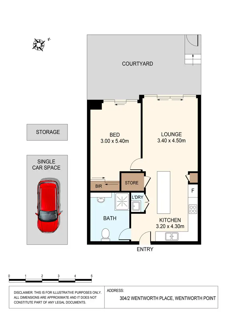 Floorplan of Homely apartment listing, 304/2 Wentworth Place, Wentworth Point NSW 2127