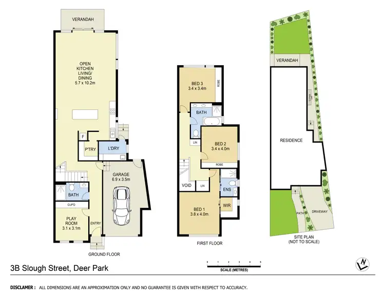 Floorplan of Homely house listing, 3B Slough Street, Deer Park VIC 3023