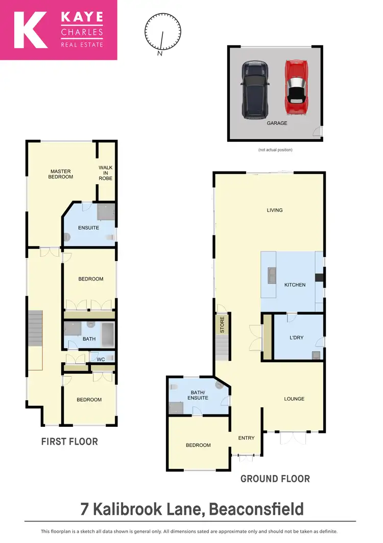 Floorplan of Homely townhouse listing, 7 Kalibrook Lane, Beaconsfield VIC 3807