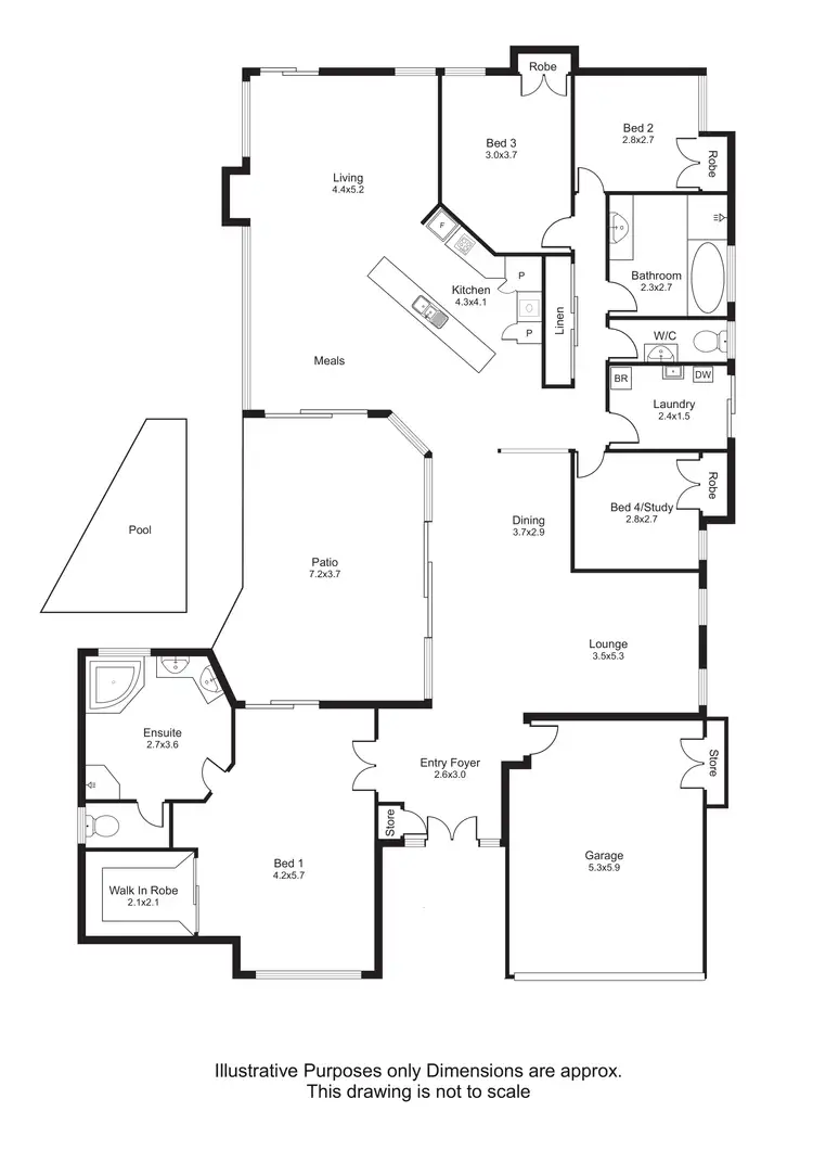 Floorplan of Homely house listing, 11 Fitzmaurice Drive, Bentley Park QLD 4869