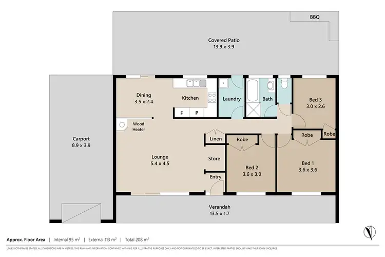 Floorplan of Homely house listing, 21 Cosway Street, Hillcrest QLD 4118