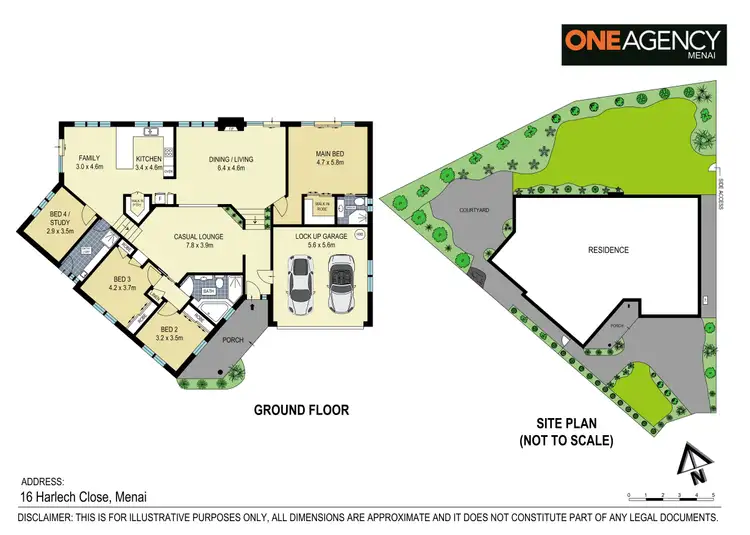 Floorplan of Homely house listing, 16 Harlech Close, Menai NSW 2234