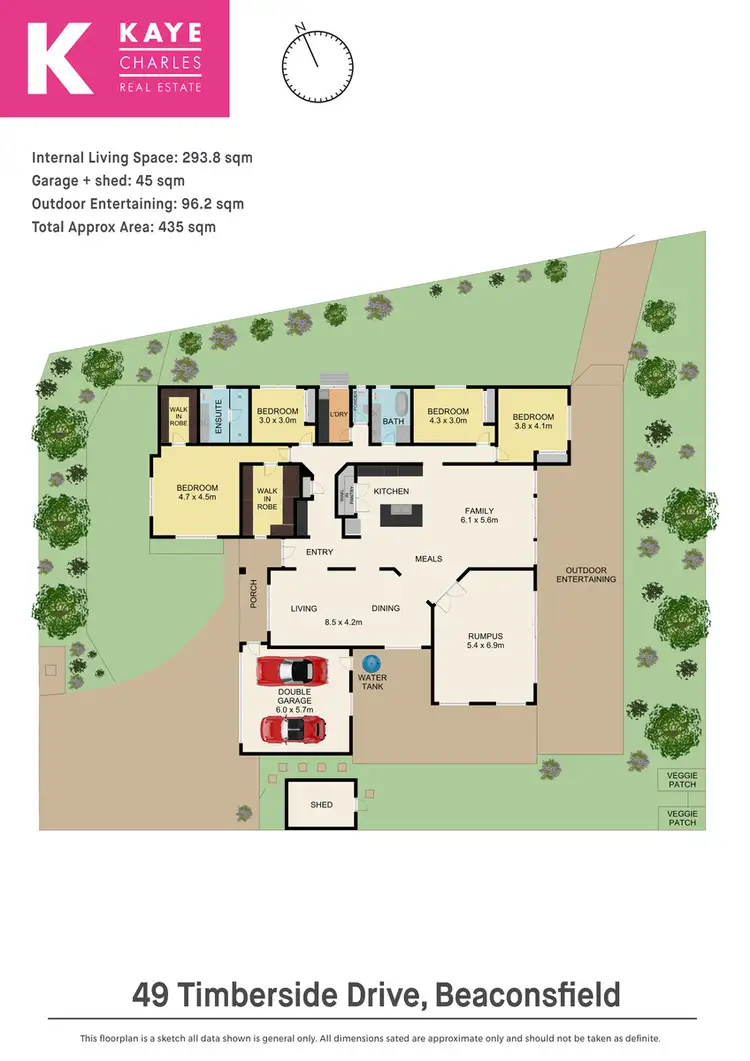 Floorplan of Homely house listing, 49 Timberside Drive, Beaconsfield VIC 3807
