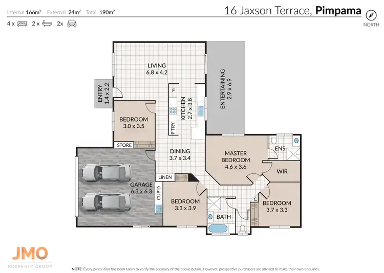 Floorplan of Homely house listing, 16 Jaxson Terrace, Pimpama QLD 4209