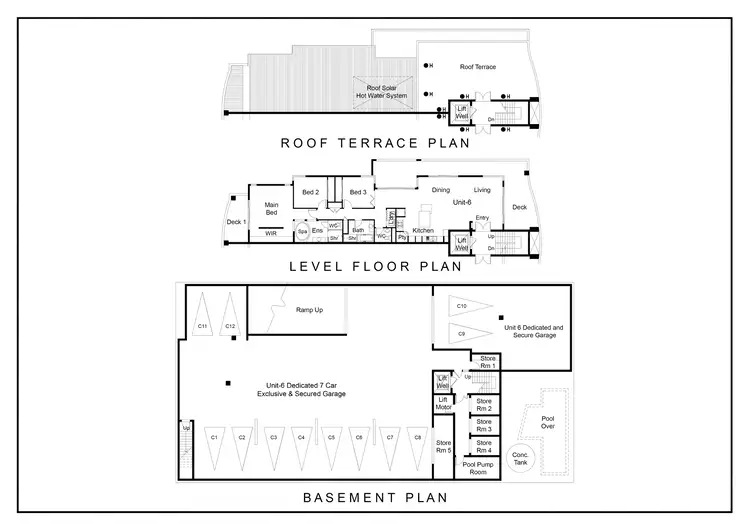 Floorplan of Homely apartment listing, 6/282 Marine Parade, Kingscliff NSW 2487