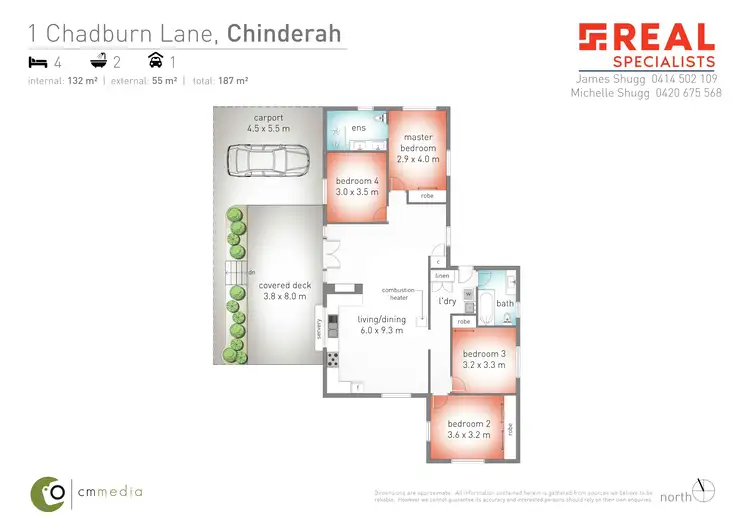 Floorplan of Homely house listing, 1 Chadburn Lane, Chinderah NSW 2487