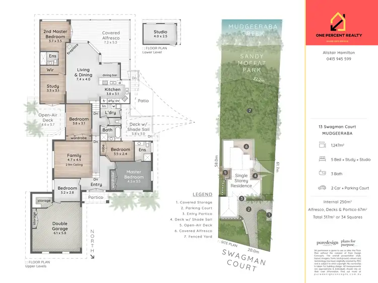 Floorplan of Homely house listing, 13 Swagman Court, Mudgeeraba QLD 4213
