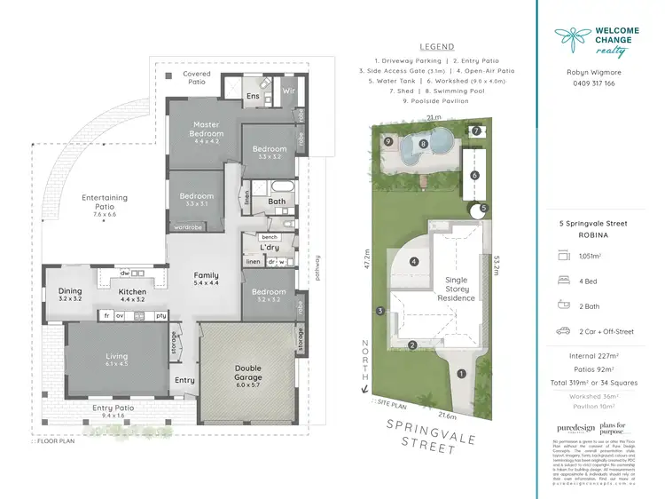 Floorplan of Homely house listing, 5 Springvale Street, Robina QLD 4226