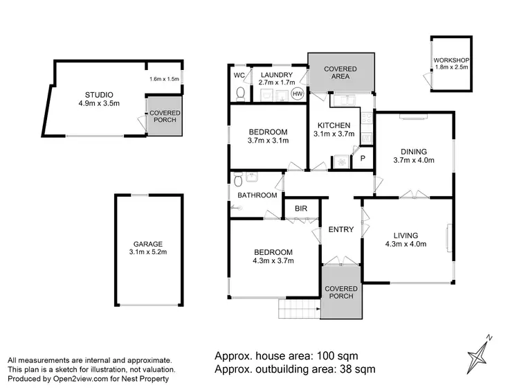 Floorplan of Homely house listing, 19 McKellar Street, South Hobart TAS 7004