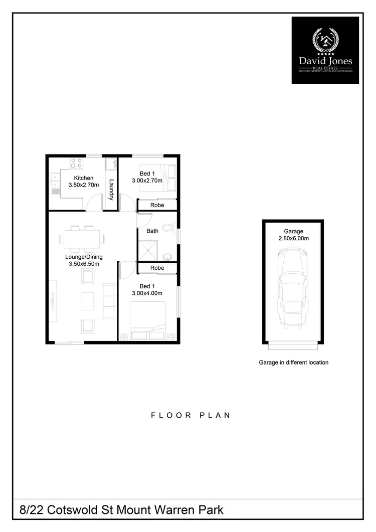 Floorplan of Homely unit listing, 8/22 Cotswold Street, Mount Warren Park QLD 4207