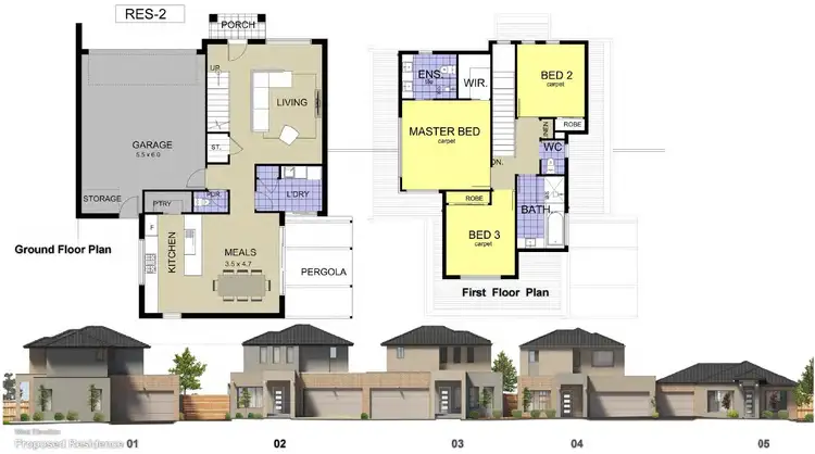 Floorplan of Homely townhouse listing, 2/12 - 14 Thwaites Road, Pakenham VIC 3810