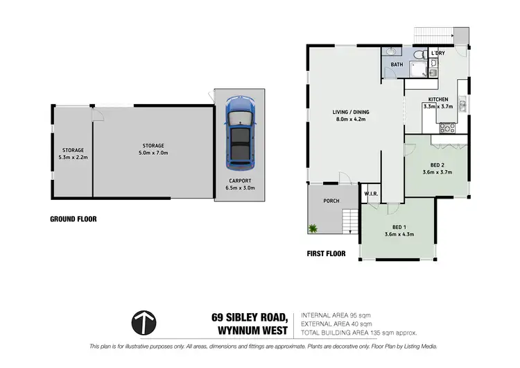 Floorplan of Homely house listing, 69 Sibley Road, Wynnum West QLD 4178