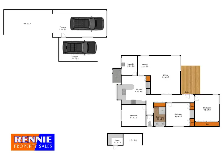 Floorplan of Homely house listing, 12 Willis Street, Morwell VIC 3840