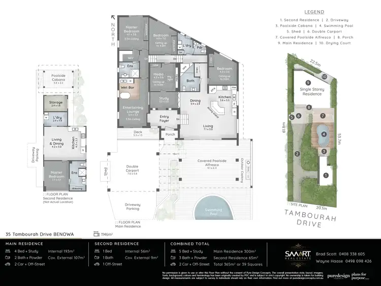 Floorplan of Homely house listing, 35 Tambourah Drive, Benowa QLD 4217