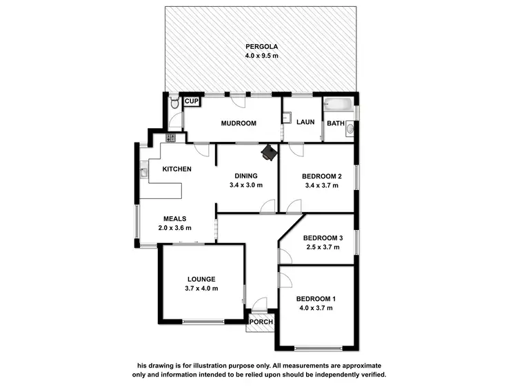 Floorplan of Homely house listing, 33 Acacia Street, Mount Gambier SA 5290
