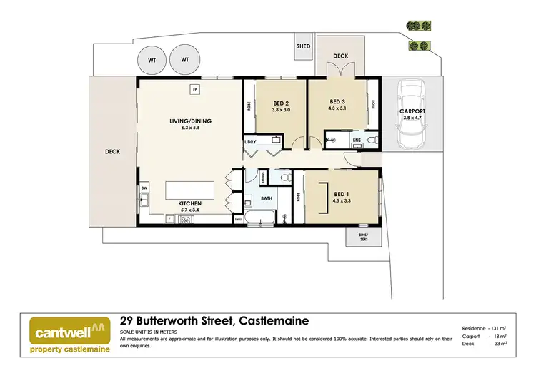 Floorplan of Homely house listing, 29 Butterworth Street, Castlemaine VIC 3450