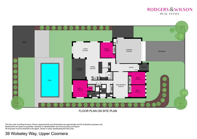 Floorplan of Homely house listing, 39 Wolseley Way, Upper Coomera QLD 4209