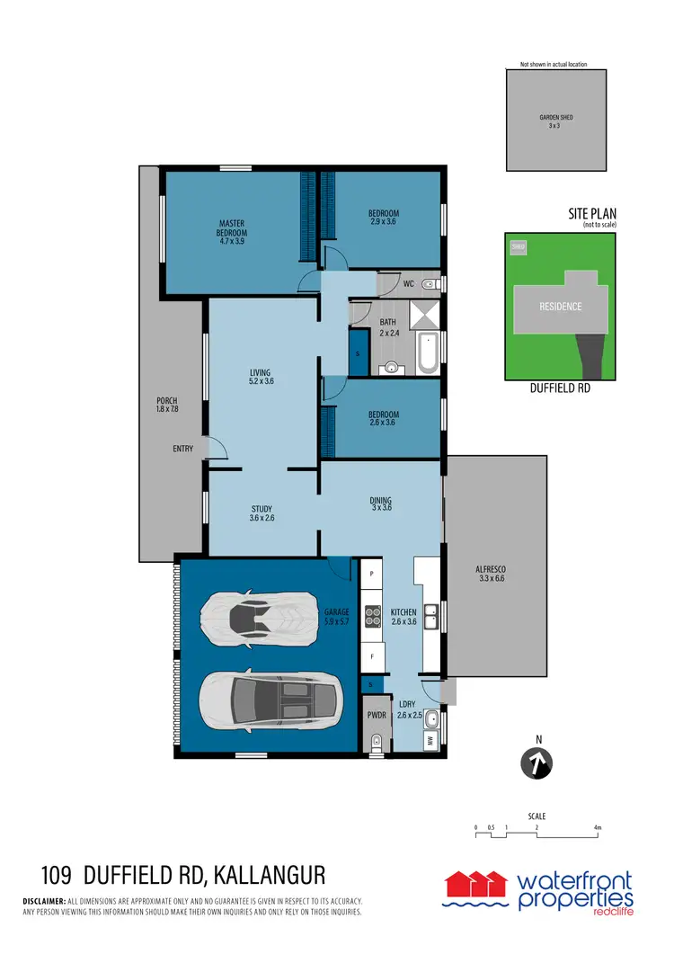 Floorplan of Homely house listing, 109 DUFFIELD ROAD, Kallangur QLD 4503