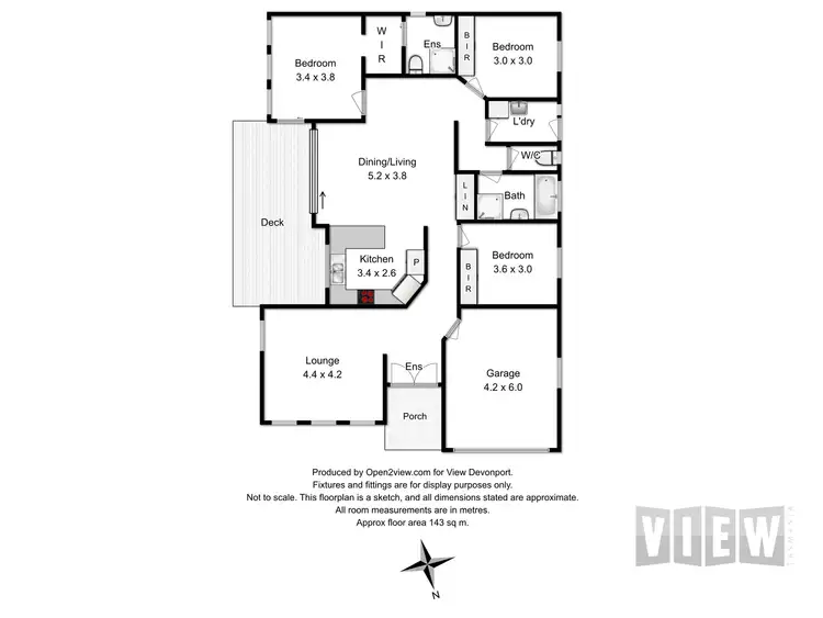 Floorplan of Homely house listing, 4 Calthorpe Street, Latrobe TAS 7307
