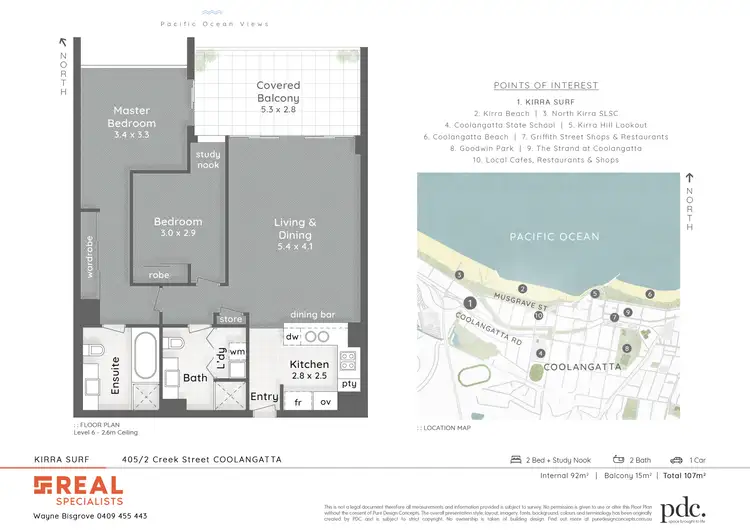 Floorplan of Homely apartment listing, 405/2-8 Creek Street, Coolangatta QLD 4225