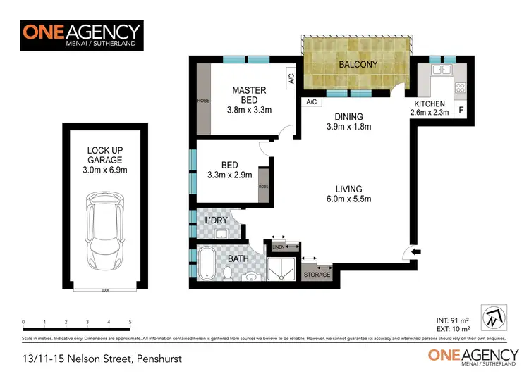 Floorplan of Homely apartment listing, 13/11-15 Nelson Street, Penshurst NSW 2222