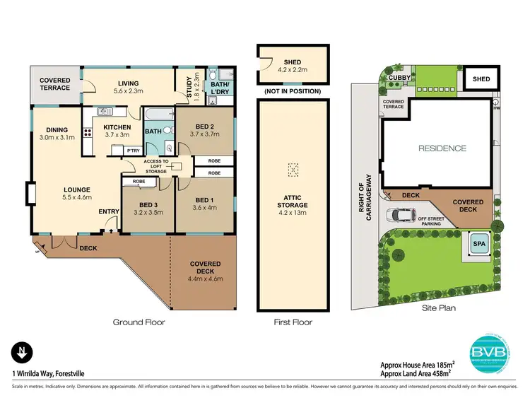 Floorplan of Homely house listing, 1 Wirrilda Way, Forestville NSW 2087