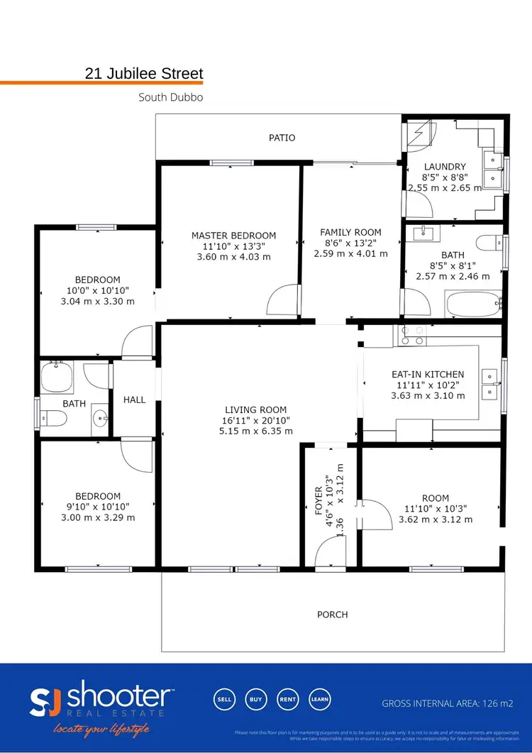 Floorplan of Homely house listing, 21 Jubilee Street, Dubbo NSW 2830