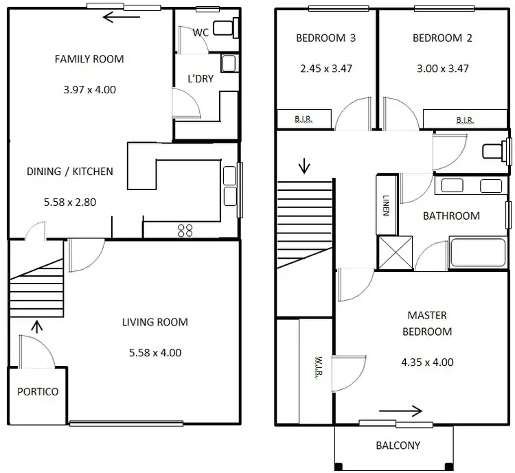 Floorplan of Homely townhouse listing, 12 John Hindmarsh Frontage, Brompton SA 5007