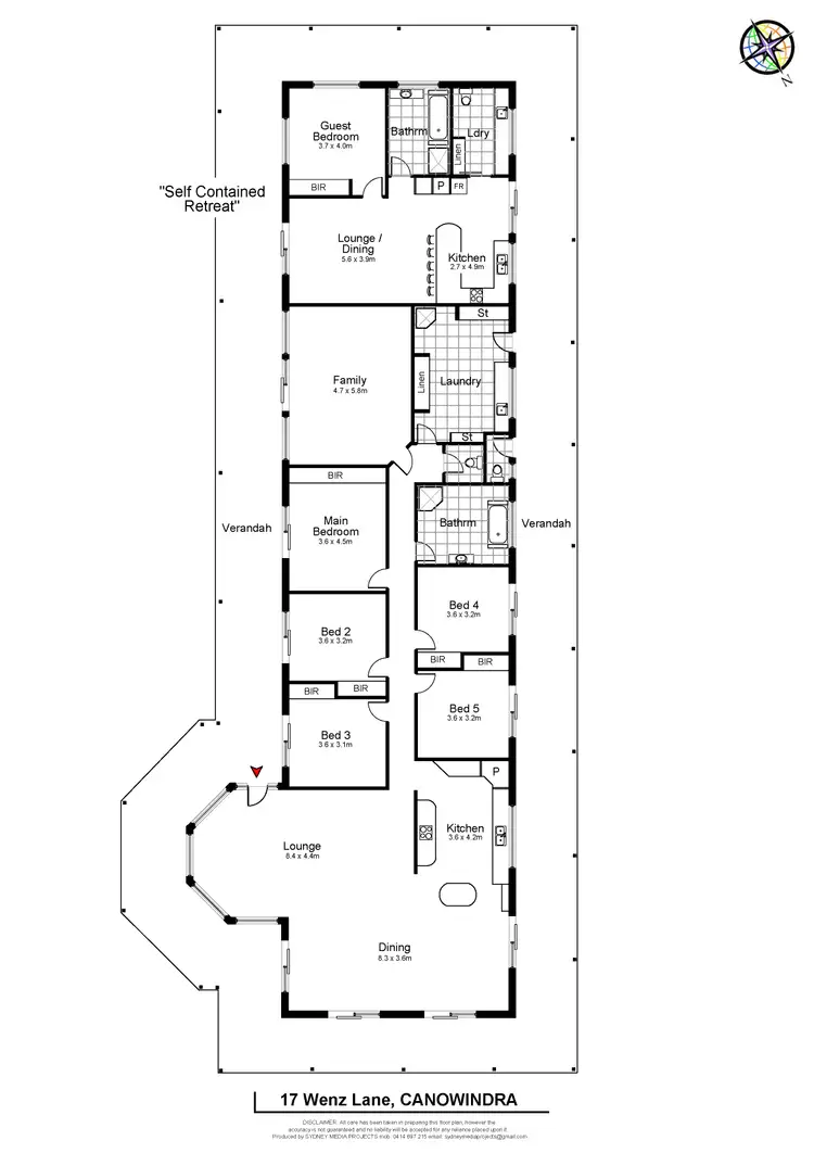 Floorplan of Homely rural property listing, 17 Wenz Lane, Canowindra NSW 2804
