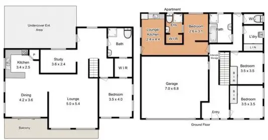 Floorplan of Homely house listing, 1A Barker Street, Devonport TAS 7310