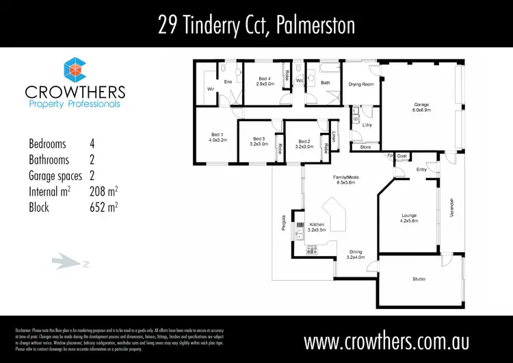 Floorplan of Homely house listing, 29 Tinderry Circuit, Palmerston ACT 2913