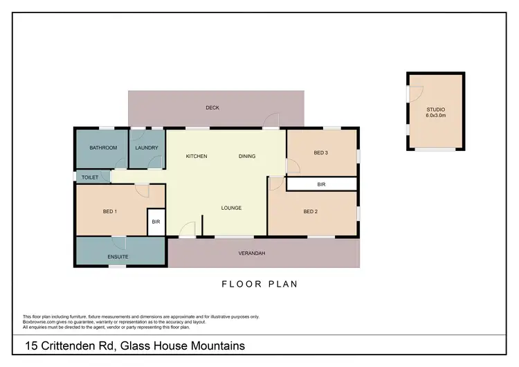 Floorplan of Homely house listing, 15 Crittenden Road, Glass House Mountains QLD 4518