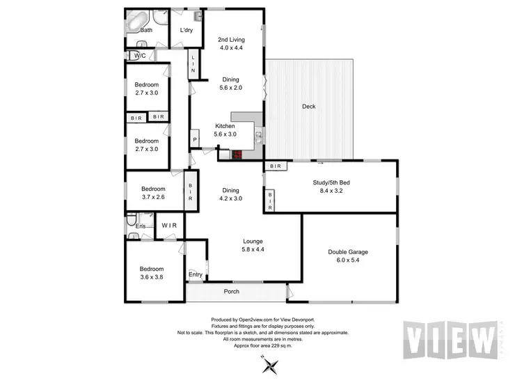 Floorplan of Homely house listing, 10 Arcadia Avenue, Turners Beach TAS 7315