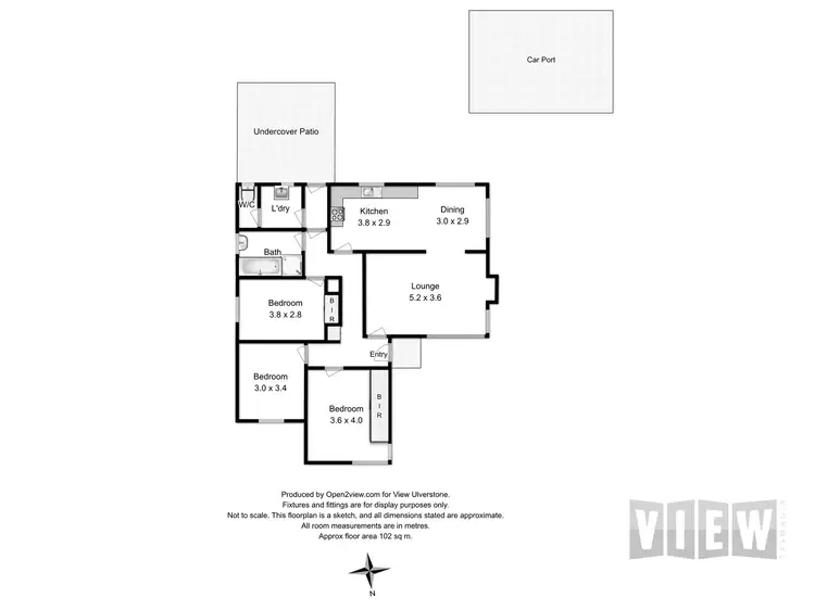 Floorplan of Homely house listing, 2 Locket Street, Ulverstone TAS 7315