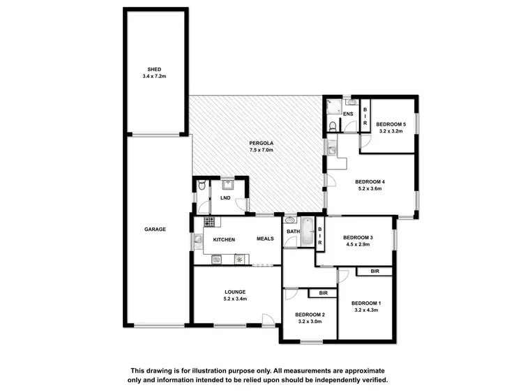 Floorplan of Homely house listing, 8 Tallara Avenue, Mount Gambier SA 5290