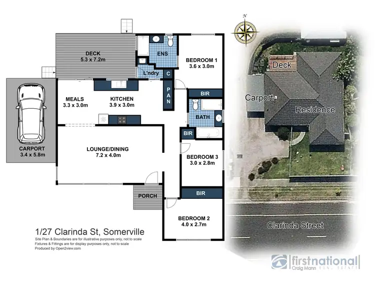 Floorplan of Homely unit listing, 1/27 Clarinda Street, Somerville VIC 3912