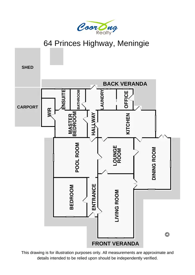 Floorplan of Homely house listing, 64 Princes Highway, Meningie SA 5264