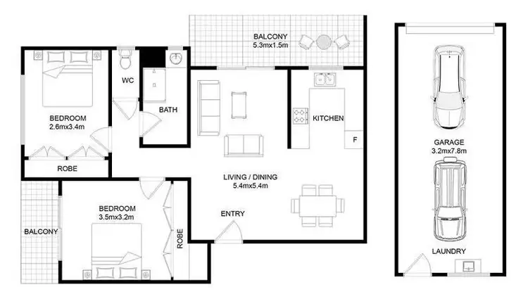 Floorplan of Homely apartment listing, 3/11 Lasseter Street, Kedron QLD 4031