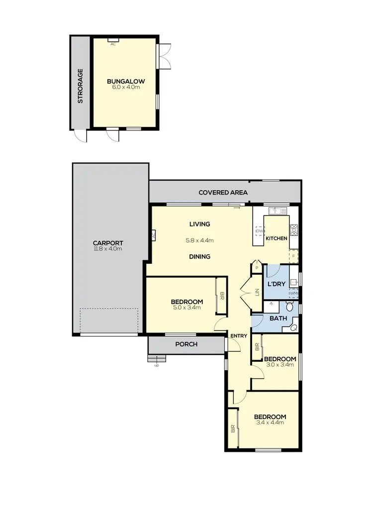 Floorplan of Homely house listing, 3 Pitt Street, Fawkner VIC 3060