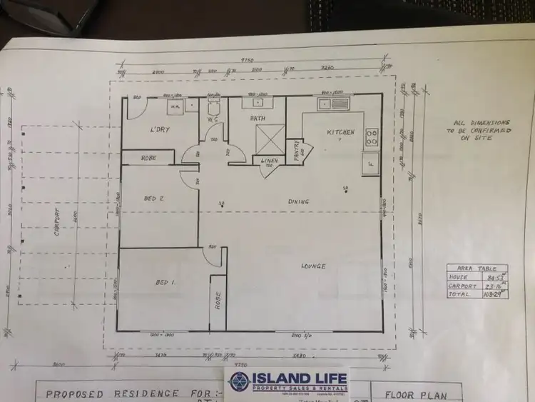 Floorplan of Homely house listing, 22 BANGALOW STREET, Russell Island QLD 4184