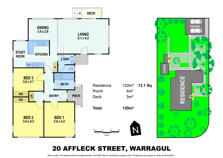 Floorplan of Homely house listing, 20 Affleck Street, Warragul VIC 3820