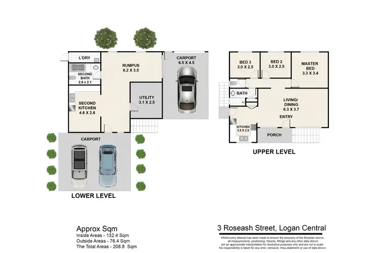 Floorplan of Homely house listing, 3 Roseash Street, Logan Central QLD 4114