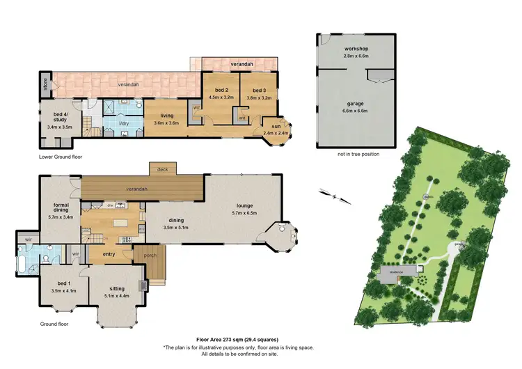 Floorplan of Homely house listing, 46 Beaconsfield-Emerald Road, Emerald VIC 3782