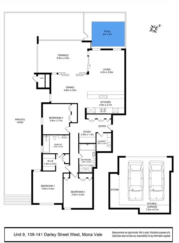 Floorplan of Homely apartment listing, 9/139 Darley Street West, Mona Vale NSW 2103