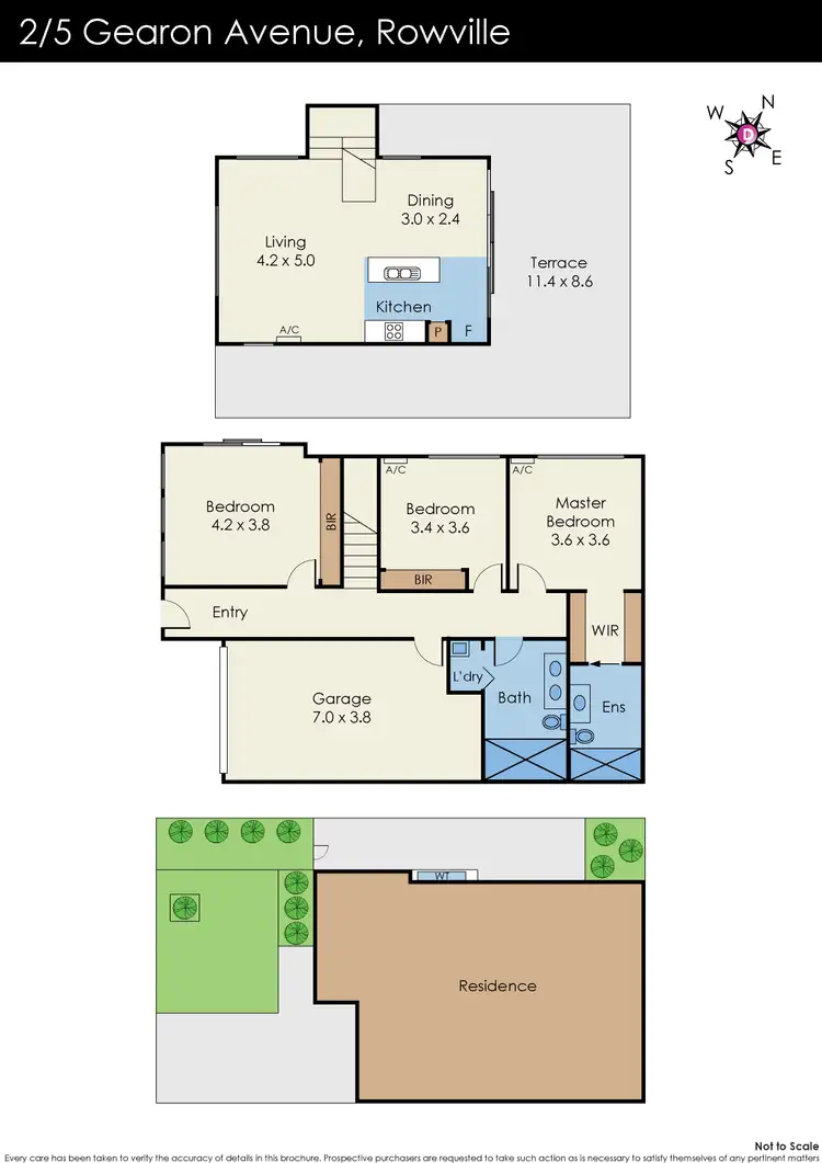 Floorplan of Homely house listing, 2/5 Gearon Avenue, Rowville VIC 3178