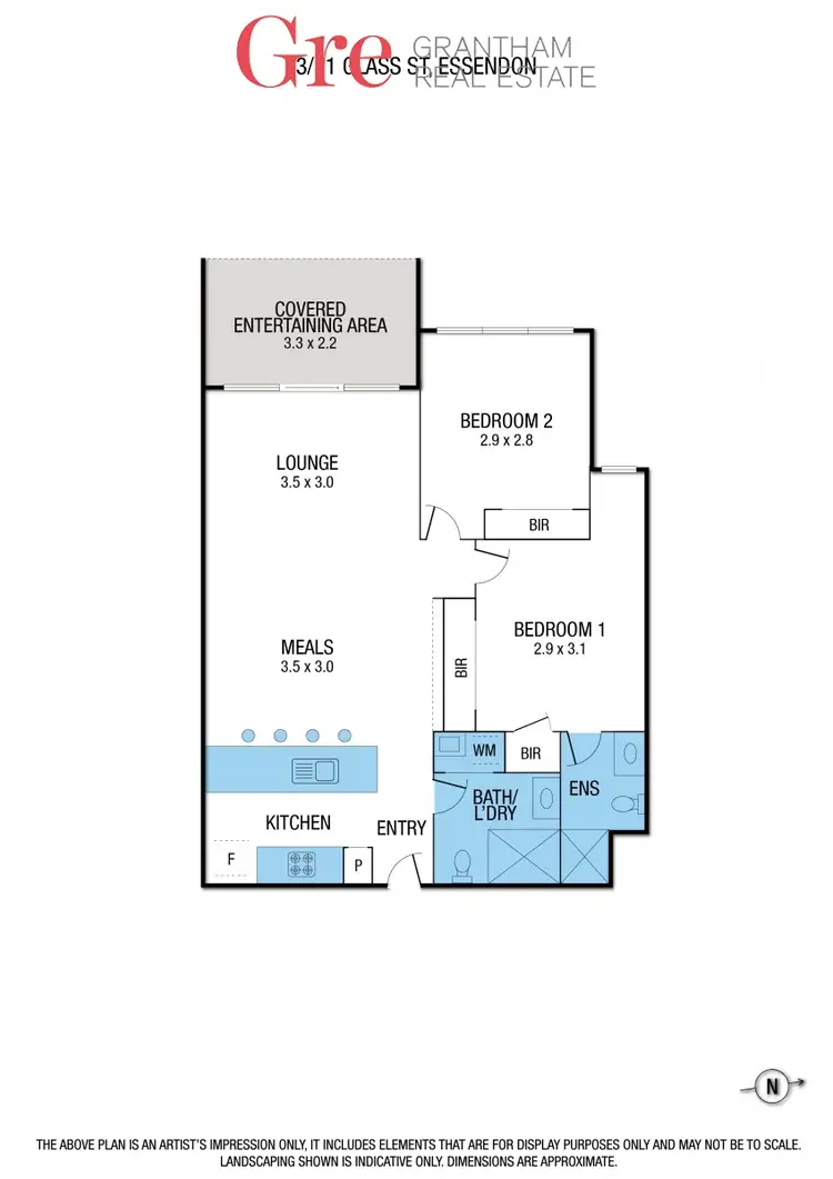 Floorplan of Homely apartment listing, 3/11 Glass Street, Essendon VIC 3040