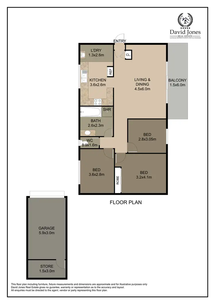 Floorplan of Homely unit listing, U 14 - 138 Clarence Road, Indooroopilly QLD 4068