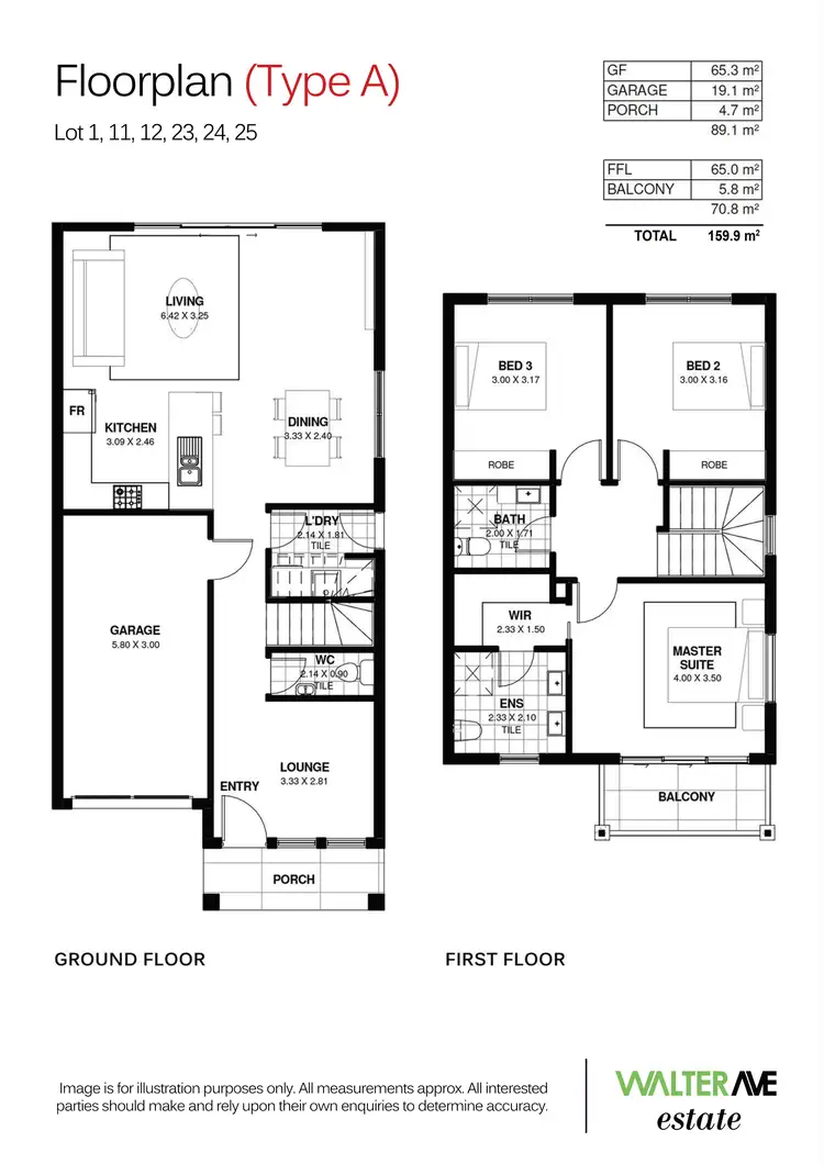 Floorplan of Homely house listing, LOT6/12 Walter Avenue, Mitchell Park SA 5043