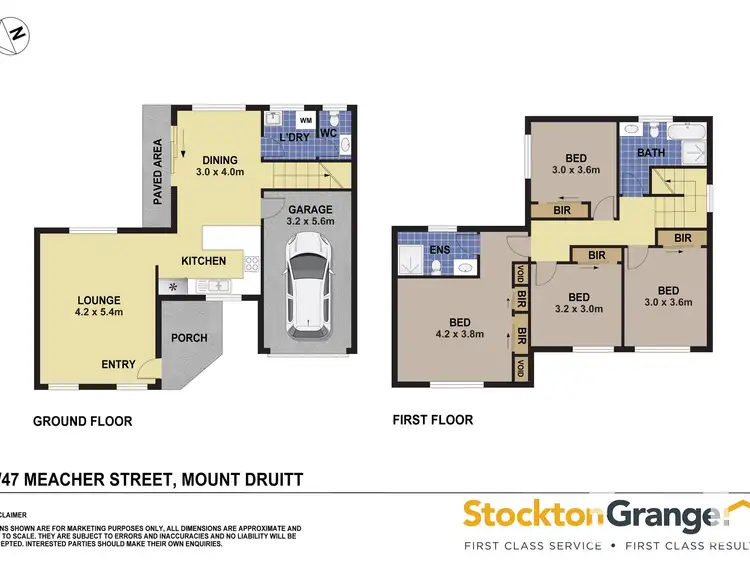 Floorplan of Homely townhouse listing, 4/47 Meacher St, Mount Druitt NSW 2770