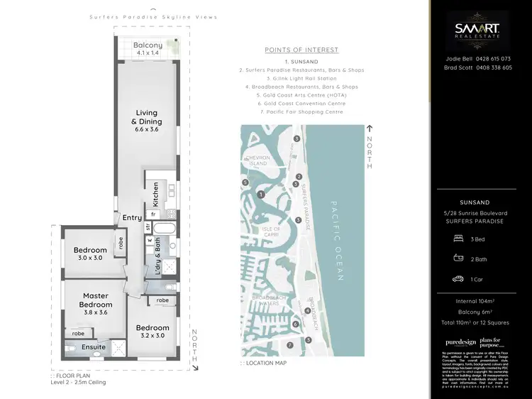 Floorplan of Homely unit listing, 5/28 Sunrise Boulevard, Surfers Paradise QLD 4217